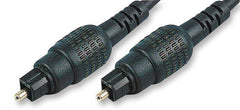 PRO SIGNAL Audio / Video Cable Assembly 5m (16.4ft) Optical Lead Black