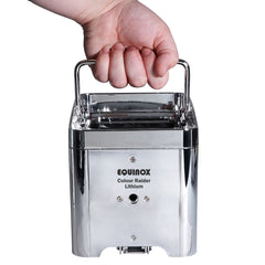 Equinox Color Raider Lithium-Batterie-Uplighter-Paket (Chromgehäuse)