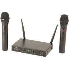 PLS PARTY-200UHF MKII Dual Wireless UHF Handheld Microphone System Karaoke DJ