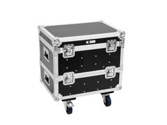 Roadinger Flightcase 8× IP PIX Strobe RGB CW+WW Wheeled