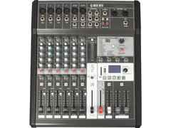 Q-MIX 8FX 8 Channel Mixer with FX and USB