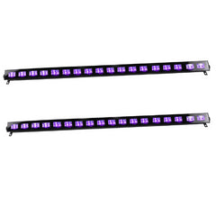 2x HQ Power UV LED Bar 1M Blacklight Haute Puissance Ultraviolet Batten 18 x 3W LED