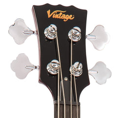 Vintage Vs4 Bass- Cherry Red