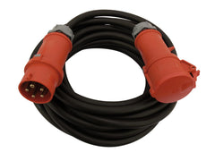 Rallonge Psso Cee 32A 5X6 10M Rouge