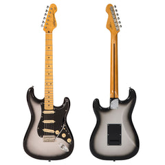 Vintage V6 Electric Guitar Maple - Silver Burst