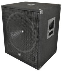 2 x QTX QT18SA Haut-parleur de caisson de basse à alimentation active 1000 W