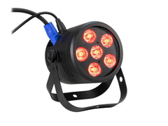 EUROLITE LED Silent Par Can 6 QCL RGBW +WW floor black