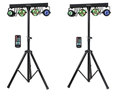 2x Ibiza Light Derby FX Bar inc. Stands and Remote