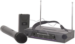 QTX VHN2 Microphone radio sans fil portable et casque tour de cou