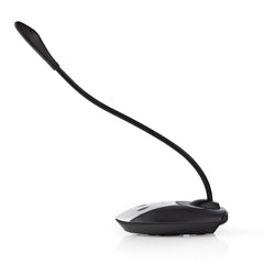 Nedis Wired USB Microphone for Zoom Skype Video Call Gooseneck