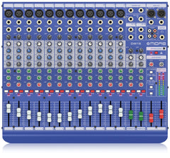 Midas DM16 Audio-Mixer, 16-Kanal-Mischpult, Studio-Band-Soundboard