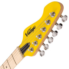 Vintage V6 24 Electric Guitar - Daytona Yellow