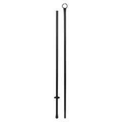eLumen8 2.75m Festoon Pole (Pack of 2) Outdoor String Light Pole Metal Garden Festival Lighting *B-Stock