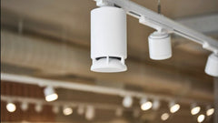 SpotTune OMNI TRACK wireless 360 speaker in White