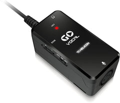 Interface d'enregistrement de préampli TC Helicon Go Vocal Microhone pour téléphone portable