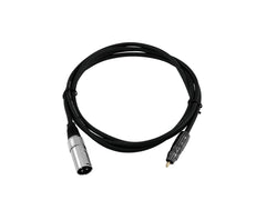Omnitronic Adapterkabel Cinch/XLR(M) 0,9M Schwarz