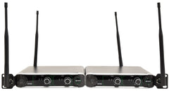 Chord SU20 – ensemble de microphones à main double UHF, bleu + jaune
