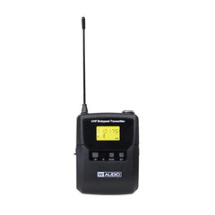 W Audio DQM 600BP Add on Beltpack Kit System Headband Headset Lapel Mic CH38