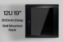 Eagle 19" Wall Rack Cabinet 590mm Deep Fully Assembled