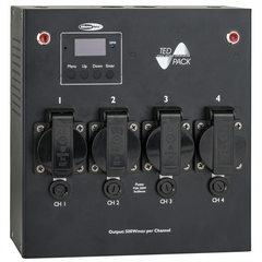 Showtec TED Pack CEE 7/5 4ch Dimmer Pack LED Incandescent DMX