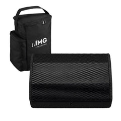 IMG Stageline FLAT-M100 Foldback Monitor Speaker 100W inc Carry Bag