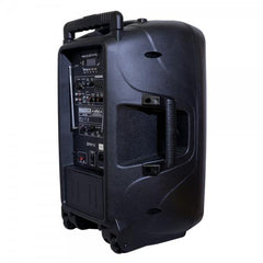ZZip 12" Battery Portable PA 350W Speaker System inc 2x Wireless Handheld