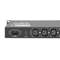 Adam Hall PCL 10 PRO Power Conditioner mit Voltmeter, Amperemeter und Rackbeleuchtung