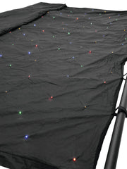 Rideau en tissu étoilé Eurolite RGBA LED DMX (6 m x 4 m)