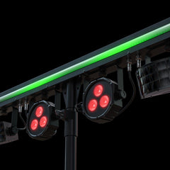 2x Chauvet GigBAR 3 ILS Lighting System inc Tripod & Case