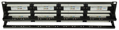 Panneau de brassage IDC CAT6 Adastra 48 ports 2U + gestion des câbles