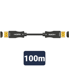 AV:Link Câble HDMI 2.0 à fibre optique active ultra haut débit 4K UHD 100M