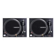 2 platines vinyles Reloop RP-4000M MK2 à entraînement direct (noires)