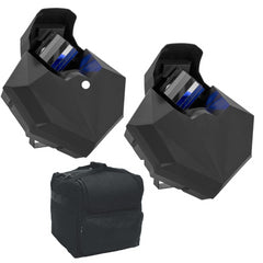 Mac Mah Retro-Roll 80W LED Gobo Scanner Light Bundle