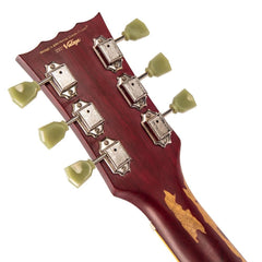 Vintage V100 Icon - Distressed Cherry Sunburst