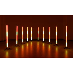 AFX SPECTRA-TUBES-FC 10 Rechargeable RGBW LED Tubes IP65 1m in a Flight Case