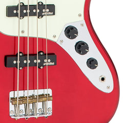 Vintage Vj74 Bass- Candy Apple Red