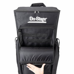 On Stage Gig Rider Rolling Gig Bag for Microphone Stands & Microphones