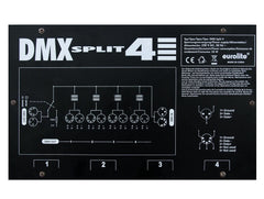 Eurolite DMX Split 4 DMX Splitter 4 Way 3 Pin XLR 5 Pin XLR Stage Lighting DJ Disco