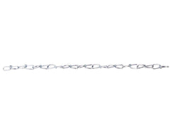 EUROLITE Doppelschlaufenkette 2,5 mm Tragfähigkeit 20 kg 33 cm für Spiegelkugel-Hängekette