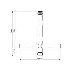 Showtec T-Downrigger Black (GT/GQ)