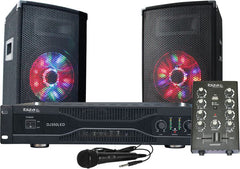 Ibiza Sound DJ350LED 500W PA Sound System