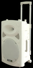 15-6087 Ibiza Sound PORT12UHF-BT-WH Système de sonorisation portable Bluetooth *Stock B
