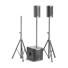 Système d'enceintes de sonorisation Stagg SubTop 1400 W, caisson de basses 12" + 2 satellites 6,5"