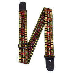 Perris 288 2" Retro Hootenanny Poly Guitar Strap Yellow Red