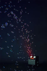 QTX Double Bubble LED: High Output Bubble Machine with LEDs