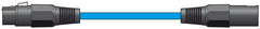 Chord Câble XLR 3 broches équilibré professionnel de haute qualité de 1,5 m (bleu)