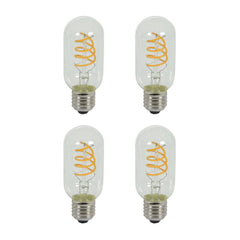 4x lyyt T45 Spiral LED Filament Bulb 5W Retro Vintage