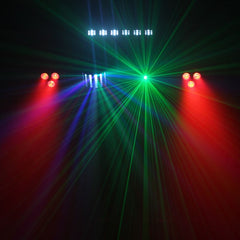 Equinox Microbar Multi System Reloaded Lighting Package T-Bar Derby UV Strobe DJ Disco