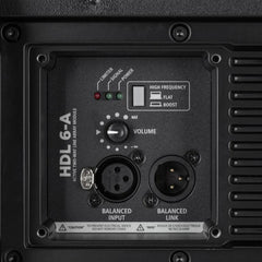 RCF SUB 8008-AS + Stacked 4x HDL 6-A Active Line Array PA System