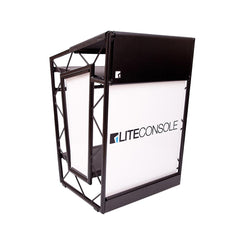LiteConsole GO! Schwarze DJ-Kabine